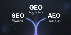 SEO, GEO and AEO